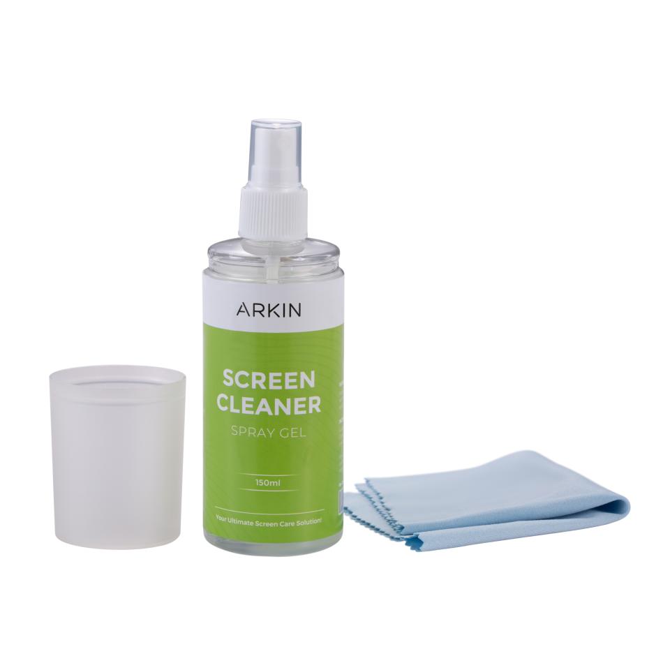 Arkin Screen Cleaning Kit 150ml Microfiber Cloth Included