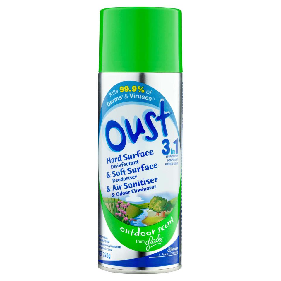 Oust 3 In 1 Surface Spray Disinfectant Hospital Grade Outdoor Scent