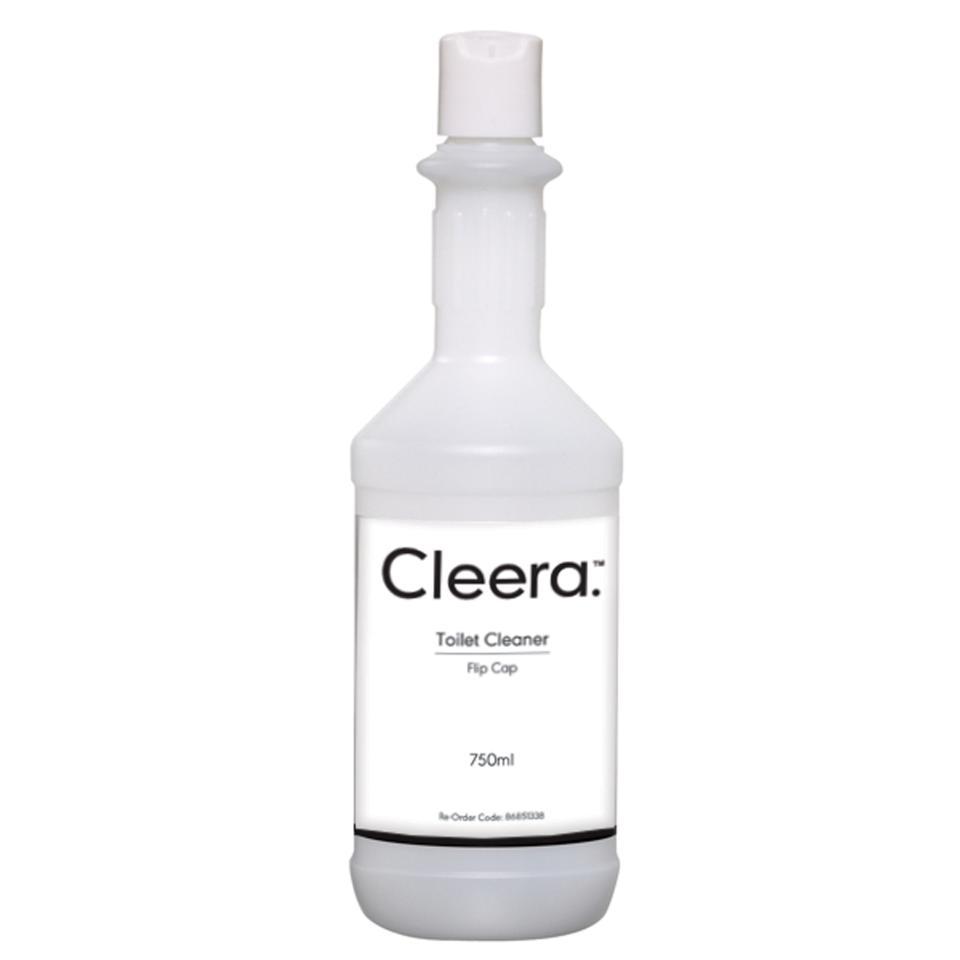 Cleera Empty Bottle Toilet Cleaner Flip-Cap 750ml