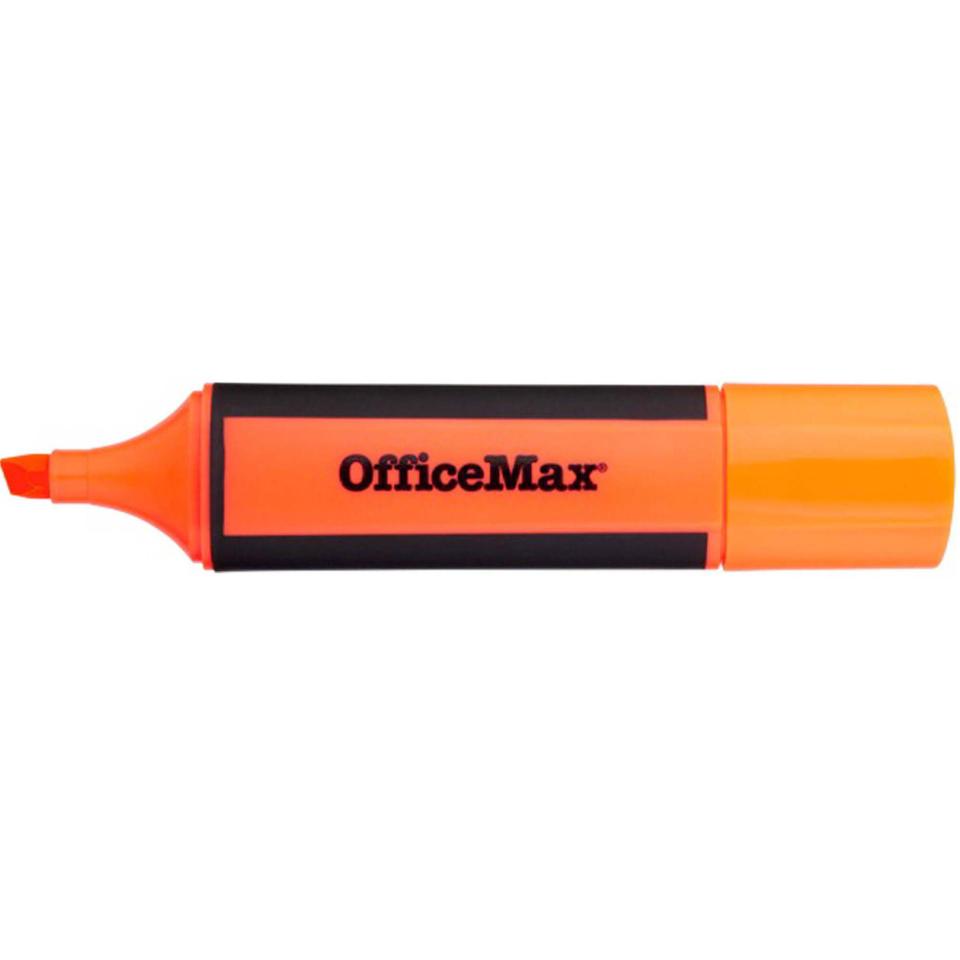 Officemax Orange Desk Style Highlighter Chisel Tip