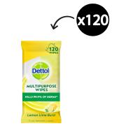 Dettol Disinfectant Wipes Lemon Pack 120