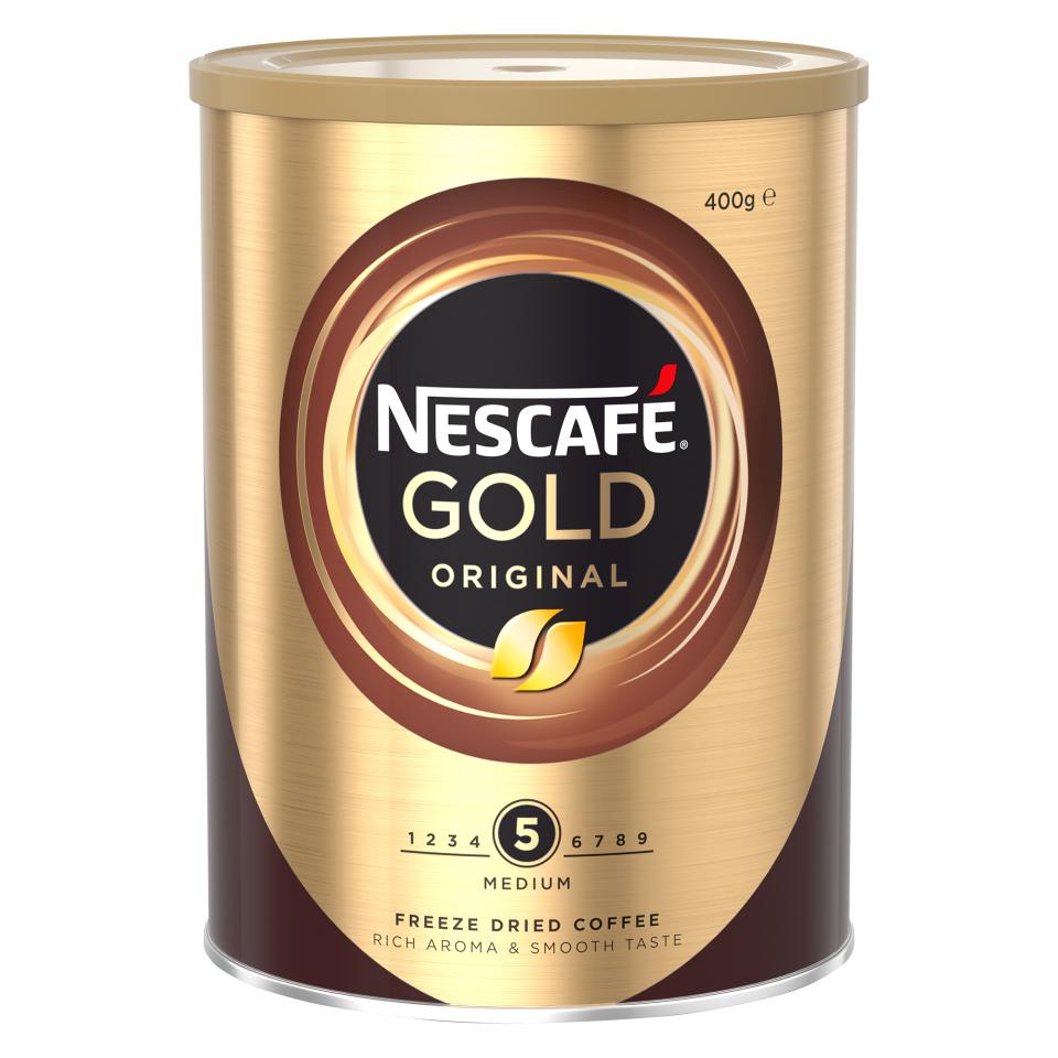 Nescafe Gold Original Instant Coffee 400g Tin Winc