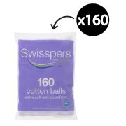 Swisspers Cotton Wool Balls Pack 160