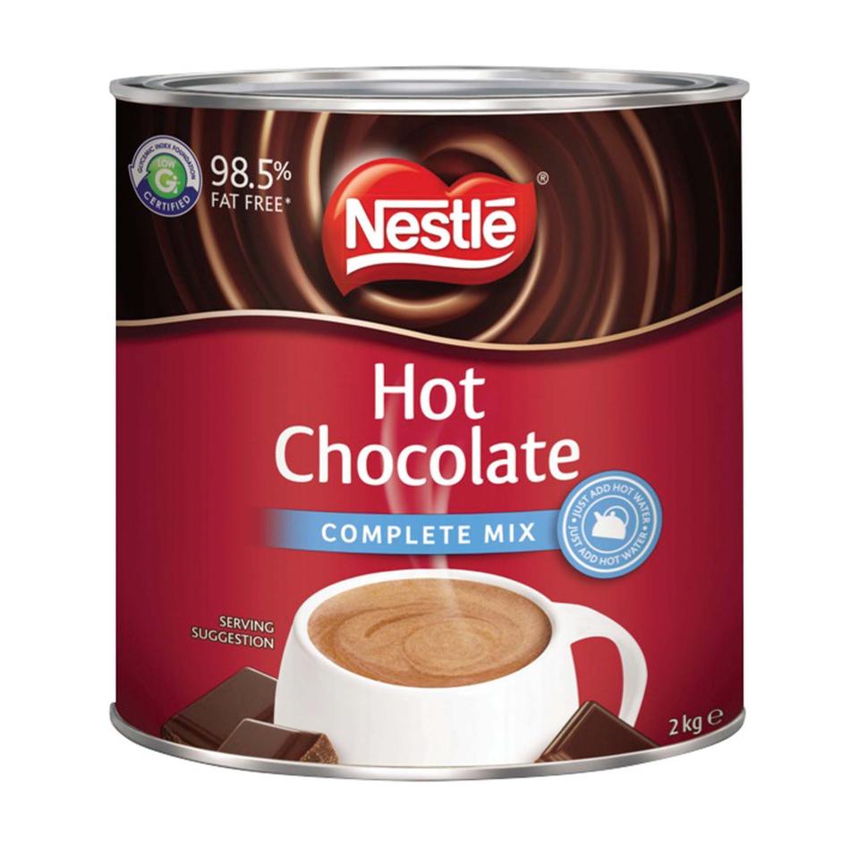 Nestle Hot Chocolate Complete Mix 2kg Tin Winc