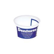 Huhtamaki Natural Plastic Denture Cup Blue 260ml Carton 990