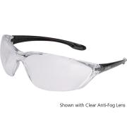 Uvex Hunter Safety Glasses 20% Anti-Fog Lens Black Arms Grey Pair