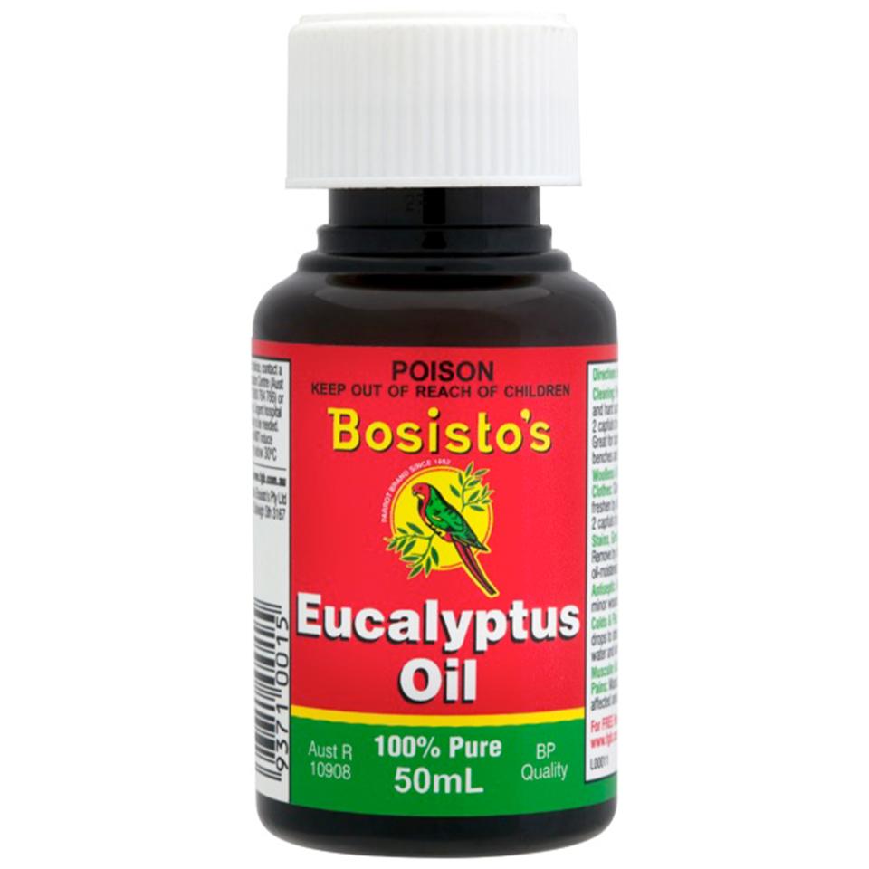 Bosistos 100 Pure Eucalyptus Oil 50ml Bottle