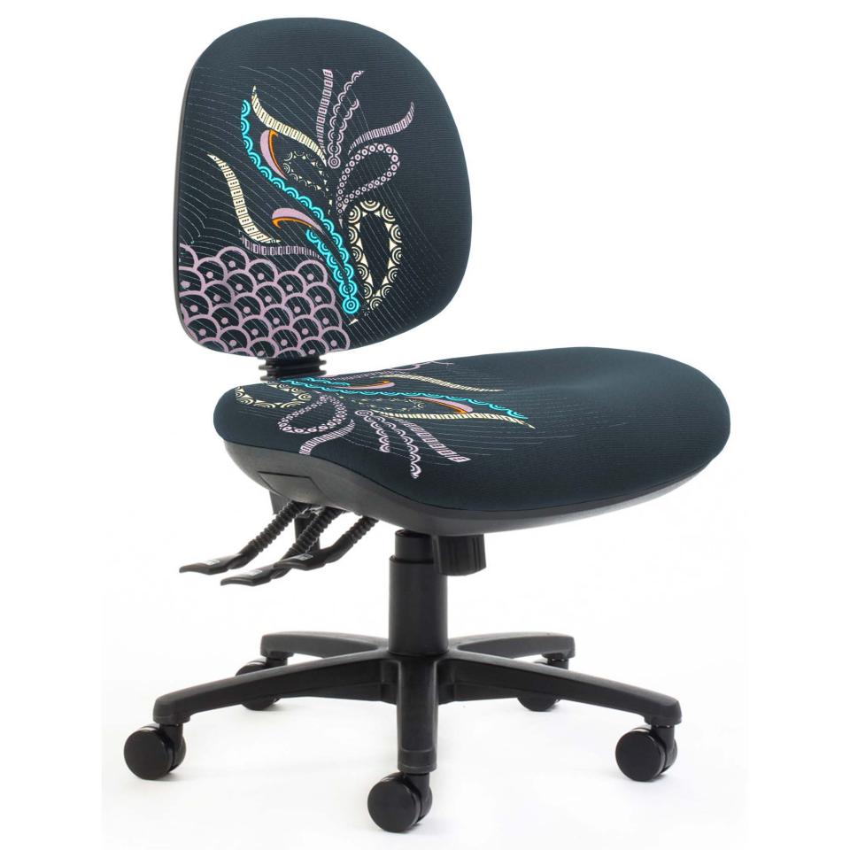 Tjindgarmi Medium Back Chair 3 Lever Full Colour