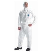 Dupont CYD025 Tyvek Dual Chf5A Hooded Coverall Type 5 & 6 White
