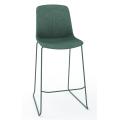 Thumbnail image of OLG Vista Rise Barstool with Sled Powdercoated Base and Fully Upholstered Seat
