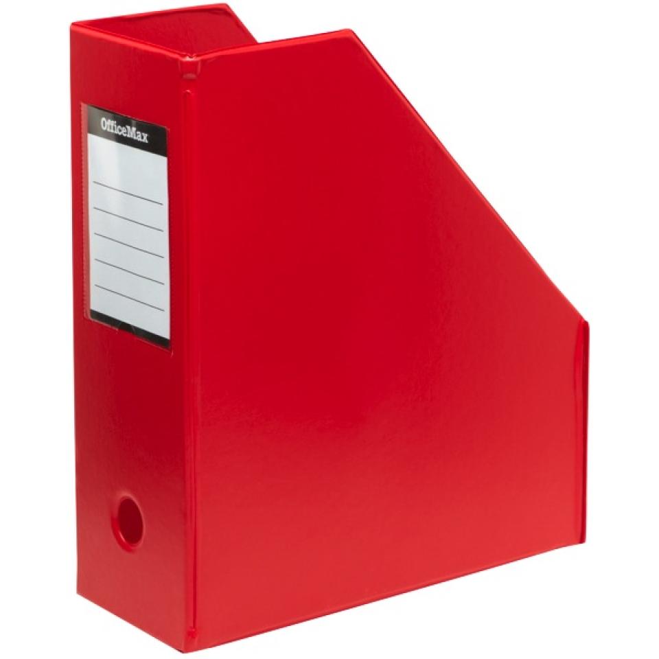 Officemax Magazine File Holder Pvc Red
