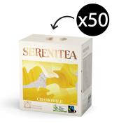 SereniTEA Organic & Fairtrade Chamomile Enveloped Pyramid Tea Bags Pack 50