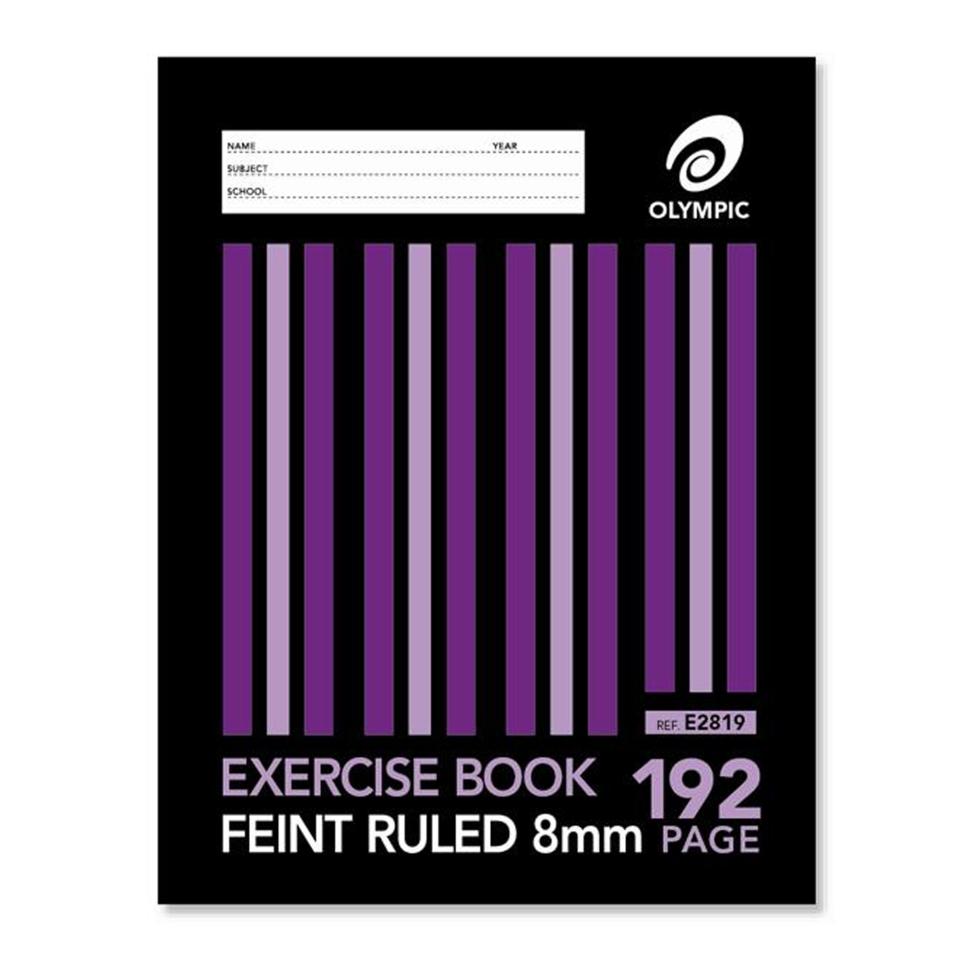 Olympic Exercise Book 225 x 175mm 192 Pages 8mm E2819