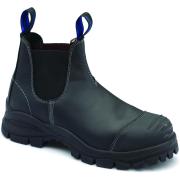 Blundstone 990 Elastic Side Safety Boot Rubber Sole Black