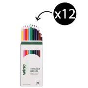 Winc Earth Coloured Pencils Recycled Pack 12