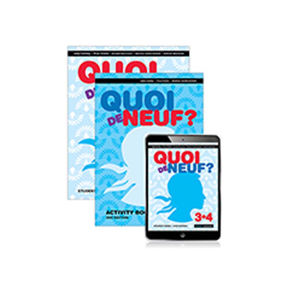 Quoi De Neuf 3+4 Student Book Ebook And Activity Book 2nd Edition Comley Judy Et Al
