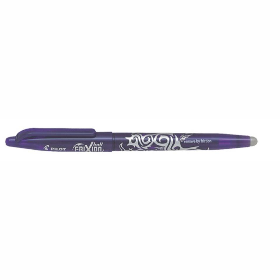 Pilot Frixion Erasable Gel Ink Rollerball Pen Fine 0.7mm Violet Each