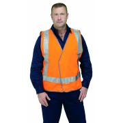 Guardian Safety Vest Orange Day And Night 2Inch Reflective Tape Medium