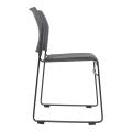 Thumbnail image of Buro Maxim Sled Base Visitor Chair Black with Black Powdercoat Frame