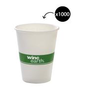 Winc Earth Paper Hot Cup 12Oz/400ml White Carton 1000