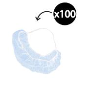 ProSafe Disposable Beard Cover Double Loop Blue Pack 100