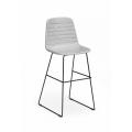 Thumbnail image of OLG Sofia Barstool with Sled Powdercoated Base Seat Height 420mm Upholstered Fabric