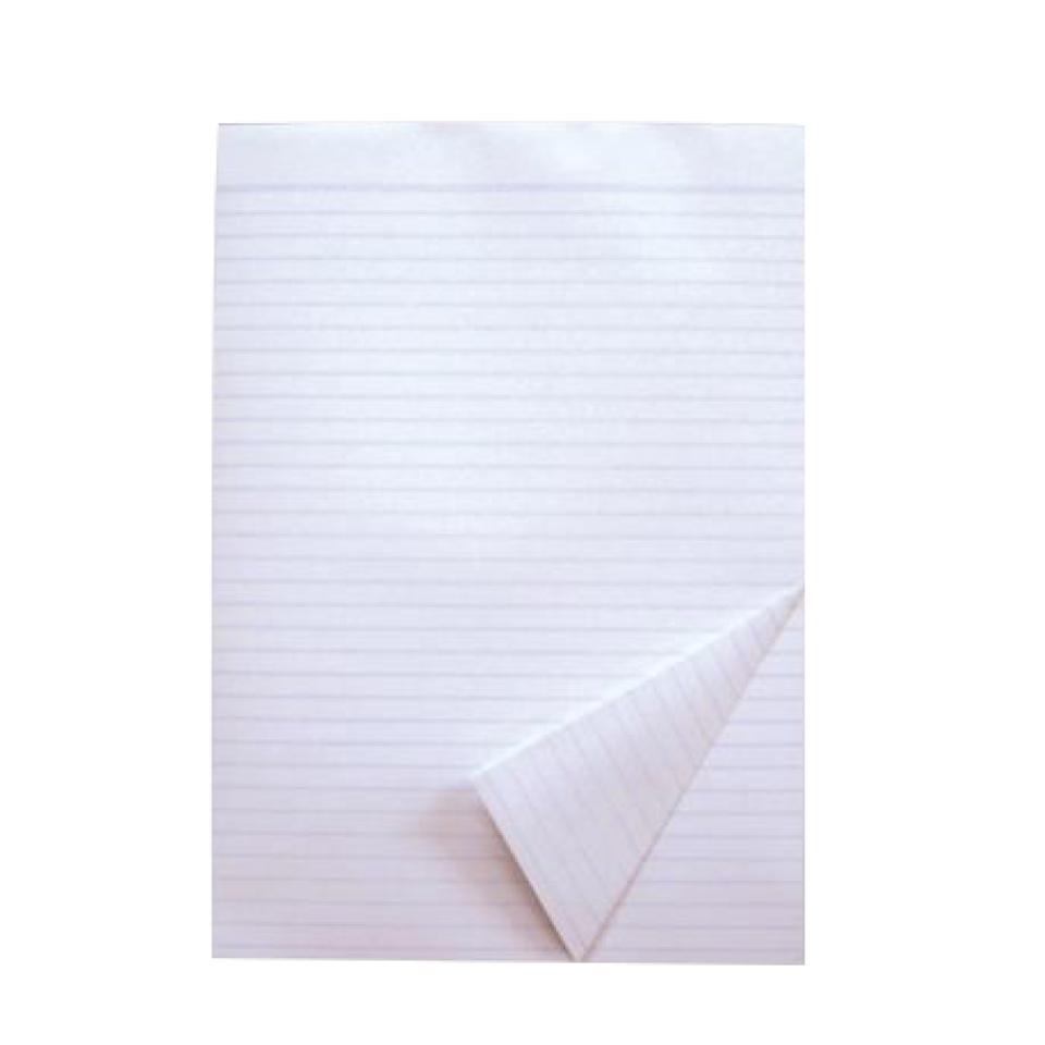 Winc Ruled Writing Pad A4 Bond 60gsm White 100 Sheets Pack 10 Winc