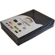 Rainbow Cover Paper 125gsm A3 279X420mm Black Pack 500