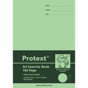 Protext A4 Exercise Book 8mm Ruled + Margin Polypropylene Cover 70GSM 192 Pages Monkey