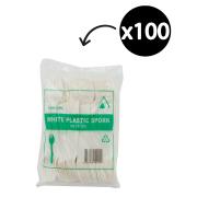 Tailored Packaging Plastic Cutlery Spork Pack 100