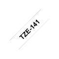 Thumbnail image of Brother TZ-141 Tape Black On Clear 18mm x 8m