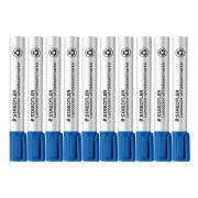 Staedtler Lumocolor Whiteboard Marker Bullet Point Blue Box 10