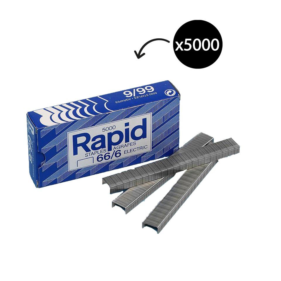 Rapid Standard-agrafe-type 58 mm/6 mm-lot de 5000 61058060050 boîte 