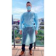 Clean Stream 20gsm PP Isolation Gown Blue Bag 10