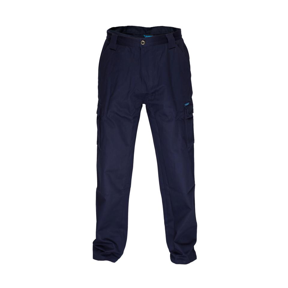 Prime Mover MW70E Cotton Drill Cargo Style Pants Navy 132S