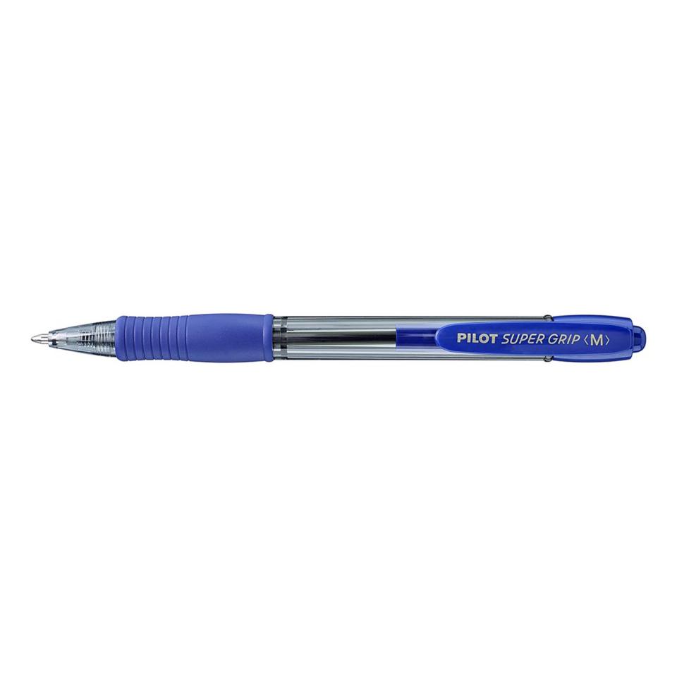 Pilot Bpgp-10r-m-l Supergrip Ballpoint Pen Medium Blue Box 12 | Winc