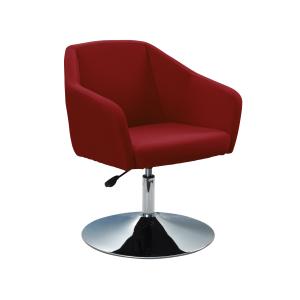 Mondo Alto Chair With Pedestal Base Red