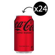 Coca-Cola Zero Sugar 375ml Can Carton 24
