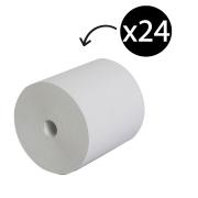 Winc Thermal Paper Roll Phenol Free 80x80mm Coreless White Carton 24