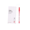 Thumbnail image of Simply Tinted Stick Ballpoint Pen Medium 1.0mm Red Box 12