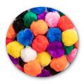 Thumbnail image of Educational Colours Pom Poms Brights Packet 300