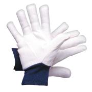 Safechoice Gloves Cotton Drill Knit Cuffs Blue Ladies Pair 12 Pack