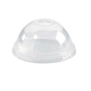 Biopak Plastic Dome Lid To Suit Biocup 360/420ml Clear Carton 1000