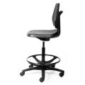 Thumbnail image of Chair Solutions LAB400 Drafter In Black Poly Shell