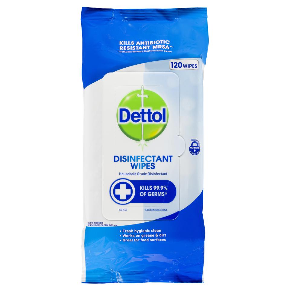Dettol Disinfectant Surface Wipes Fresh Pack 120 Winc