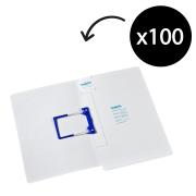 Codafile 191103 Lateral File Foolscap 367 x 242mm fitted with 3 Piece Codaclip White Box 100