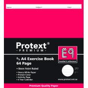 Protext Premium 2/3 A4 Exercise Book Ruled 8mm 64 Pages E9