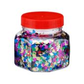 Glitter Scatters Assorted Shapes 100g Jar