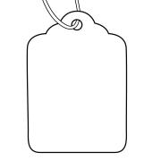 Avery White Merchandise Price Tags - Size 26H - 47 x 30 mm - 1000 Tags