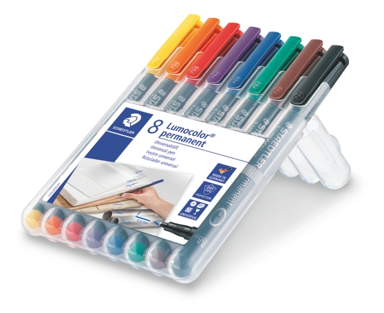 Lumocolour Marker Ohp Permanent Fine Set 8 | Winc